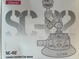 Soporte de brazo de montaje con ventosa para cámara Ulanzi SC-02 para cámaras réflex digitales y de acción - Imagen 1 de 4