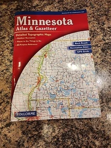 CLEAN! DeLorme Minnesota  Atlas & Gazetteer Softcover  2003 - Picture 1 of 13