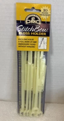 DMC Stitch Bow Floss Holder 10 Pack Each One Holds A Full Skein Without Winding - Image 1 of 2