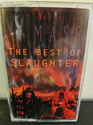 SLAUGHTER Mass Slaughter: The Best Of Slaughter 1995 CASSETTE TAPE HARD ROCK - Image 1 of 4