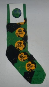 Paar Socken University of Notre Dame ND Fighting Irish College of Science Logo - Bild 1 von 2