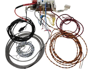 Kit de arnés de cableado conector dorado rojo Whelen CenCom todo OEM cables cables sin AMP - Imagen 1 de 19
