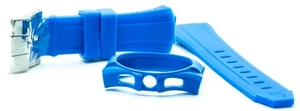 TECHNOMARINE CRUISE SPORT BLAU SILIKON UHRENARMBAND 26mm & GEHÄUSE - BRANDNEU - Bild 1 von 3