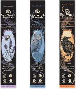 Sea Witch Botanicals Take-Flight Triad Incense Collection 3 Boxes of 20 sticks - Picture 1 of 5