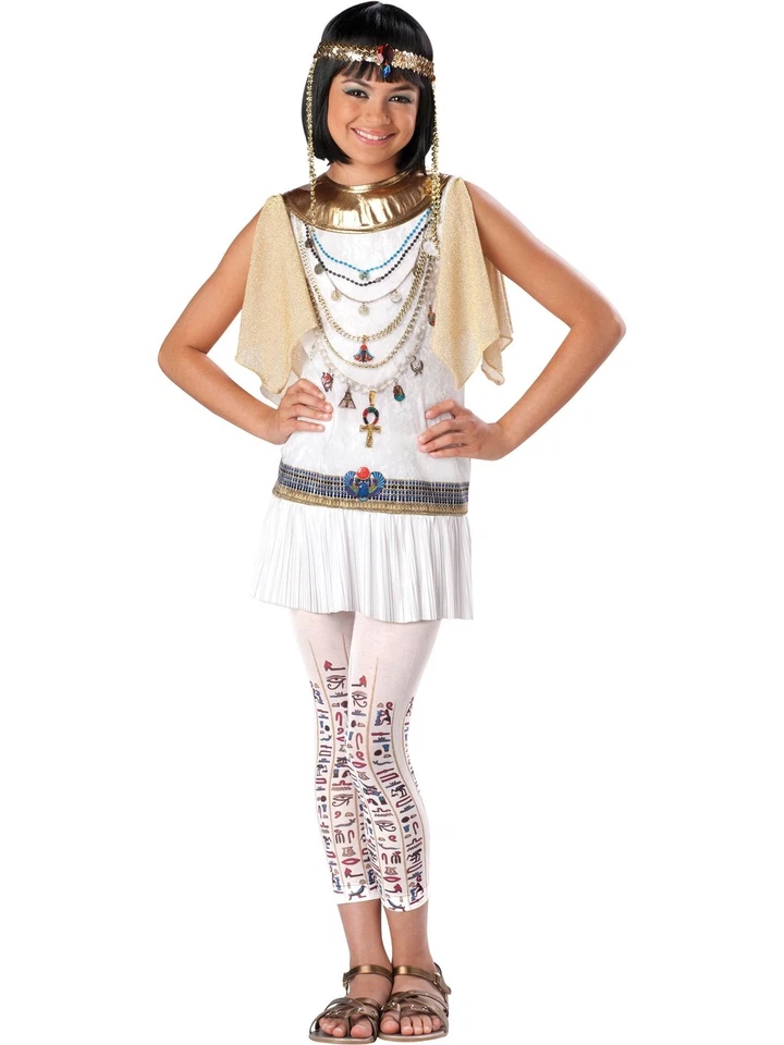 Disfraz de Cleopatra para niñas niños y preadolescentes egipcio Halloween pequeño Foto 1 de 1