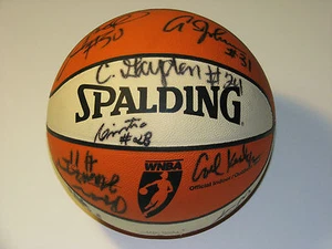 WNBA Orlando Miracle Team Autographed Basketball - Picture 1 of 5