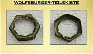 GOLF 1 CABRIO Schrauben Befestigungsteile Sechskantmutter für Außenspiegel M18x1 - Bild 1 von 1