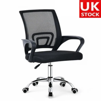 Home Office Chair Computer Desk Chair Swivel Adjustable Lift Cushioned Seat