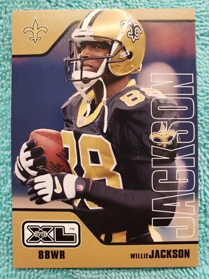 2002 UPPER DECK XL WILLIE JACKSON #296 NEW ORLEANS SAINTS  - Image 1 of 4