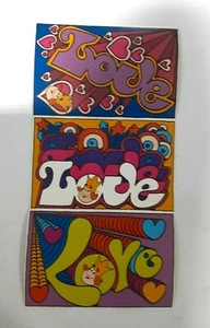 Lote de 3 postales de Burger King 1972 donde los niños son rey adjunto psicodélico - Imagen 1 de 2