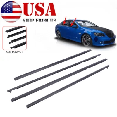 4xDoor Weather Strip Weatherstrip For Pontiac G8 GT GXP 08-09 Chevy SS GM 14-17 Foto 1 de 4