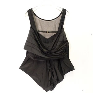 Adore Me Swimsuit 3X Black One Piece Illusion Mesh Layered Sexy Beach - Picture 1 of 11