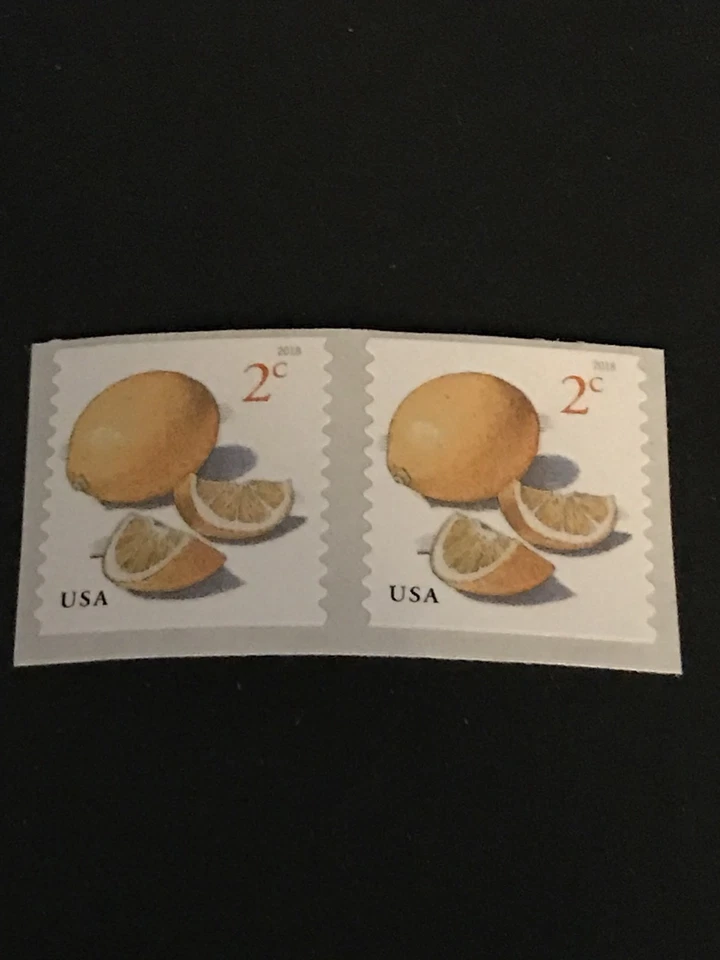 Scott#5256 Meyer Lemons Stamp-2cent Rate-  Pair of 2 Stamps MNH 2018-US - Image 1 of 1