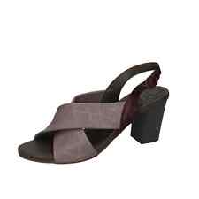 zapatos mujer LILIMILL sandalias marrón cuero gris BC644