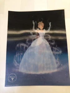 Disney Cinderella Exclusive Commemorative Lithograph Lenticular 3D Art 2005 USA - Picture 1 of 10