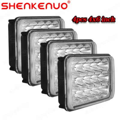 Faros LED 1982-87 para Buick Regal para Grand National 4X6" 2X altos + 2X bajos Foto 1 de 4