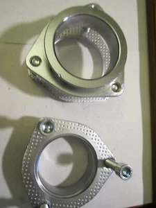 FMR PERFORMANCE 3", 3 BOLT THREADED EXHAUST FLANGE WITH GASKET AND BOLTS - Foto 1 di 3