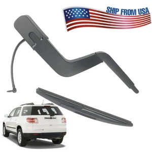Rear Windshield Wiper Arm Blade Kit Set For GMC Acadia Saturn Outlook MK1 07-16 - Picture 1 of 5