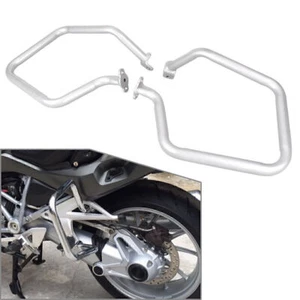 Rear Highway Engine Crash Protection Bars Guard Fit BMW R1200RT 2014-2019 Silver - Picture 1 of 7