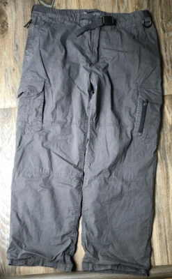 B.C. Clothing Titanium Gray Utility Cargo Convertible Pants SIze XL/30 - Image 1 of 4