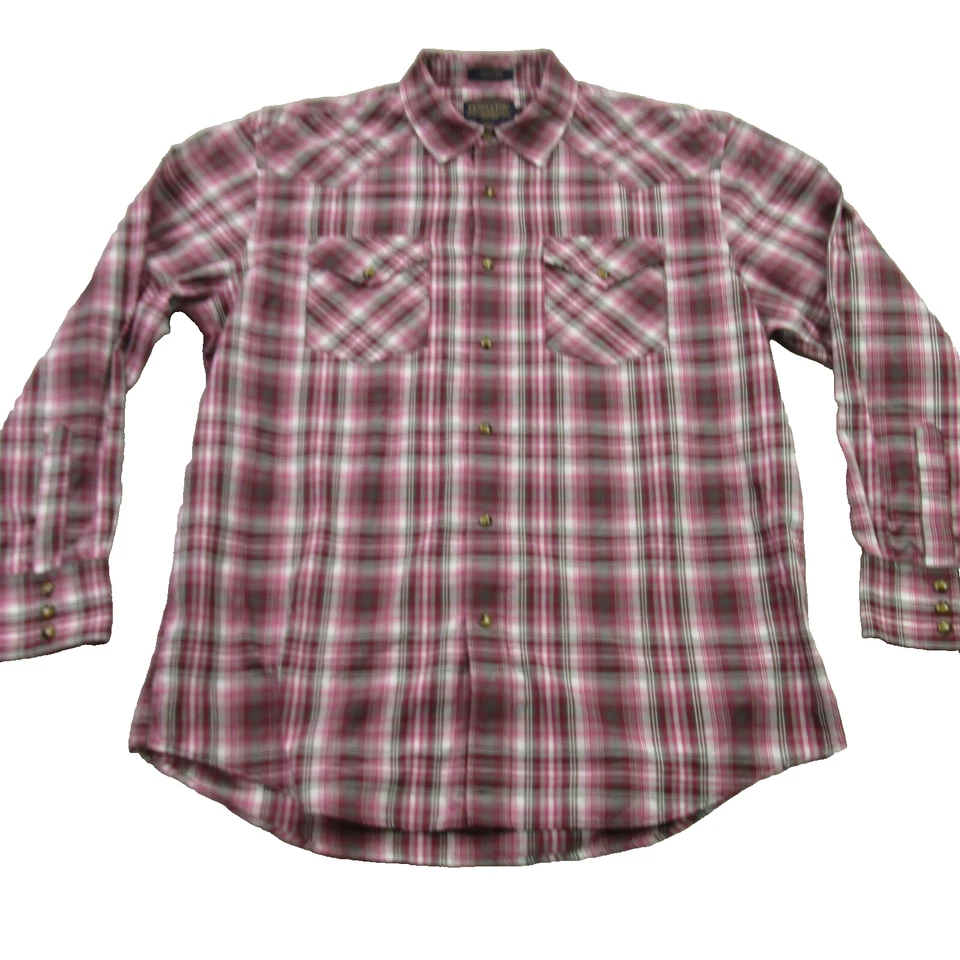Pendleton Shirt Mens Large Long Sleeve Button Front Pockets Casual Plaid - Image 1 of 4