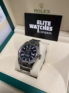 Rolex Sky Dweller Black 326934 2019 Oyster Box And Papers - Picture 1 of 15