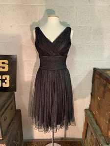 Coldwater Creek Metallic Party Dress Size 6 - Picture 1 of 6