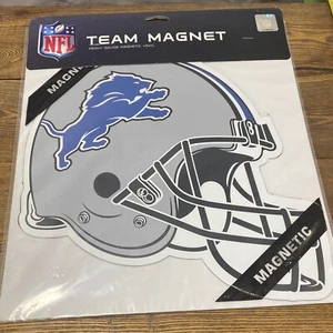 Detroit Lions Vinyl Team Magnet Helmet Decal Football Sport Car Truck 12 Inch - Picture 1 of 3