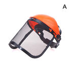Garden Grass Trimmer Safety Helmet Protection Hat W/Full Face Mesh Brush Cu Wfau