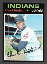 1971 Topps #429 Chuck Hinton  CLEVELAND INDIANS  EX+   A
