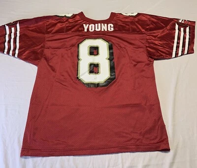 Steve Young Vintage 1980s Wilson 49ers Jersey Gold W Some Stitch Rare Made USA - Image 1 of 4