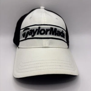 TaylorMade Golf Hat Cap Men Tmax Gear Strapback White Black Brown - Picture 1 of 10