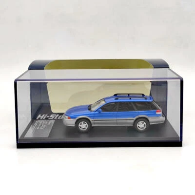 Hi Story 1:43 Subaru Legacy Grand Wagon 1996 Blue HS324BL Resin Model Car - Immagine 1 di 4