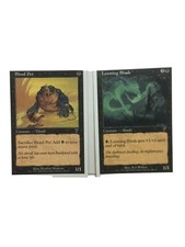 MAGIC THE GATHERING 2X LOT BLOOD PET 124/350 LOOMING SHADE 145/350 7th EDITION