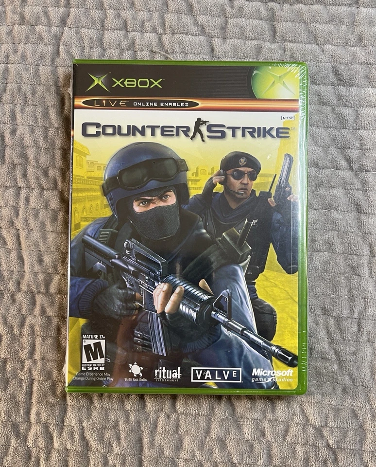 Counter-Strike 1ST PRINT (Original Xbox 2003) FACTORY SEALED! - RARE! - Image 1 of 4
