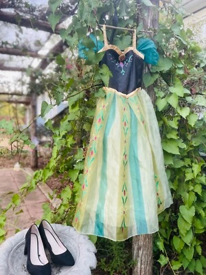 Disney Store Frozen Princess Anna Coronation Day Costume Dress - Image 1 of 4