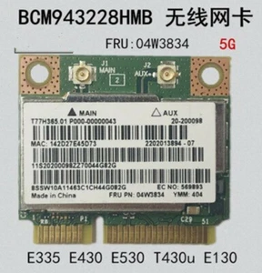 Lenovo E135 E330 E335 X131E BCM943228HMB Bluetooth 4.0 MINI PCI-E Wireless Card - Picture 1 of 4