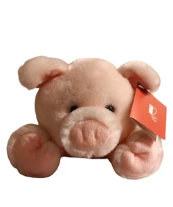 Kohl's Cares For Kids Pink Pig Plush Soft Stuffed Animal Laying Piglet 12" - Picture 1 of 8