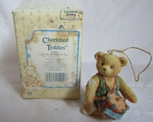  ORSACCHIOTTI CARI ENESCO SUONERÒ LA MIA BATTERIA PER TE ORNAMENTO NATALE 1994 - Foto 1 di 5