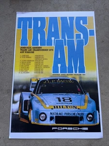 Porsche Trans Am Championship 1979 vintage auto race poster 12x18” - Picture 1 of 3