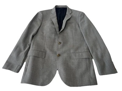 J. Crew Ludlow Tollegno 1900 Italian Wool Sportscoat 2 Button Gray Mens Size 38R - Image 1 of 4