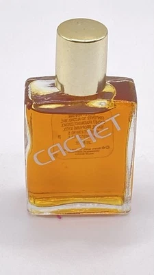 Perfume Cachet vintage de Prince Matchabelli .23 fl oz. Mini Splash Foto 1 de 3