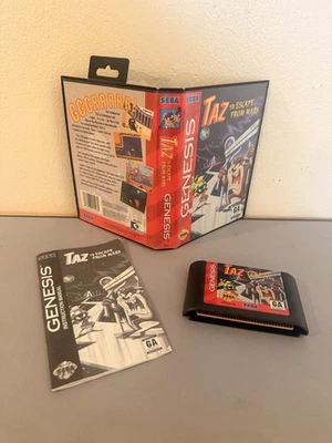 Taz in Escape From Mars (Sega Genesis) - Complete - CIB - Tested - Authentic - Image 1 of 4