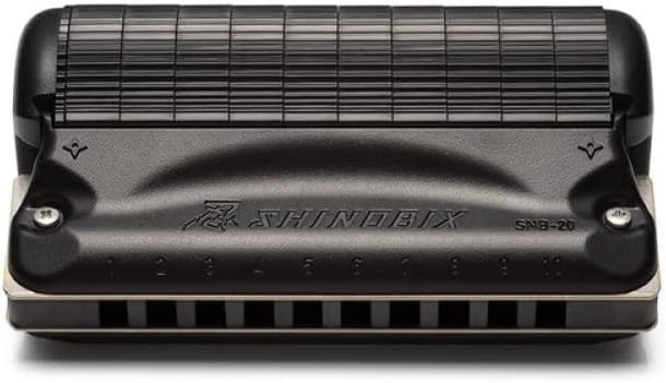SUZUKI 10 hole harmonica set with Suzuki Silencer Shinobix Full Set (C-st - Image 1 of 1