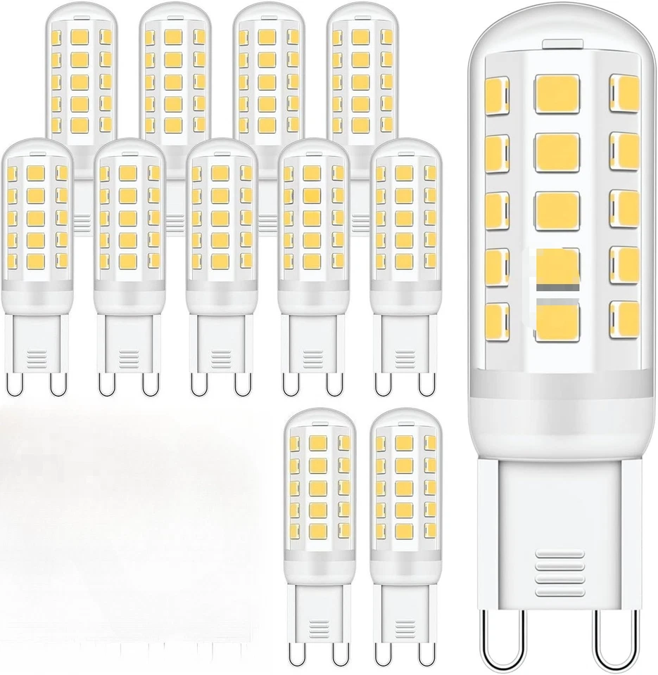  6 Pack 3W G9 Led Bulbs  No Flicker Non-Dimmable Energy Savingor Lighting Decor  - Image 1 of 4