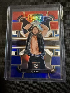 2024 WWE Select Red & Blue Prizm Aj Styles - Picture 1 of 2