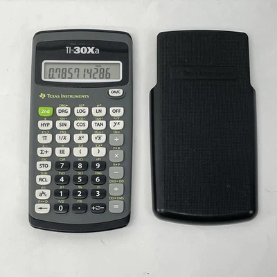 Texas Instruments TI-30XA Calculator - Works Great. With Cover. - Image 1 of 4