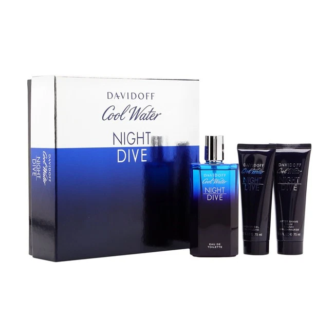 Davidoff Agua Fresca Buceo Nocturno Hombres Juego de 3 Piezas Gel de Ducha y EDT y Bálsamo para Después del Afeitado Foto 1 de 1