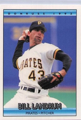 1992 Donruss #221b Bill Landrum - Image 1 of 2