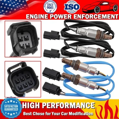 Sensor de oxígeno aguas arriba y aguas abajo 4 piezas para Honda Pilot Ridgeline 2009-2011 3,5 L Foto 1 de 4